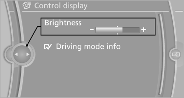 4. Turn the controller until the desired brightness