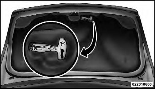 Chrysler trunk release #2
