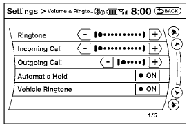 Volume & Ringtone: