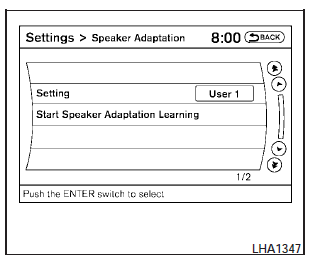 5. Select a category to be learned by the system from the following list: