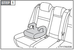 Place the child restraint system