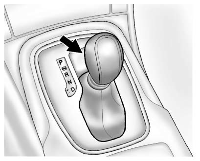 The automatic transmission has a shift lever located on the console between the seats.