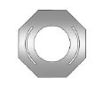 The brake/hydraulic clutch fluid reservoir cap has this symbol on it.