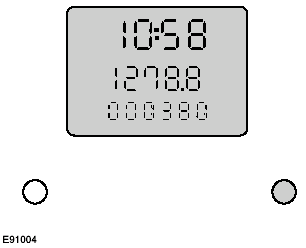 Note: You can only set the time throughthe audio unit on some vehicles. Seeseparate handbook.