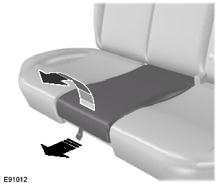 1. Remove the centre seat cusion.