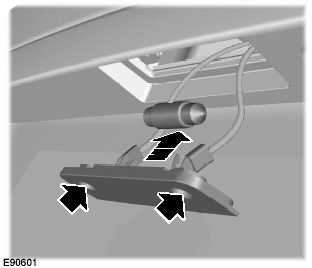 1. Loosen the screws and remove thelamp.