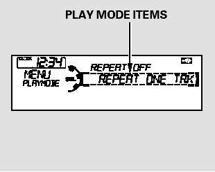 Turn the selector knob to select a