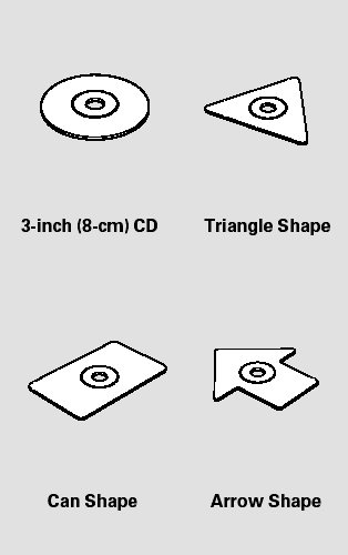 4. Small, irregular shaped discs