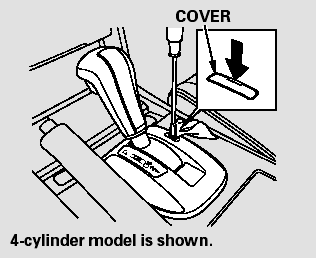 3. Put a cloth on the edge of the shift