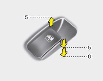 Auto down window (if equipped) (Driver’s window)