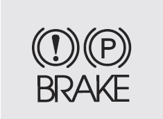 Check the brake warning light by turning the ignition switch ON (do not start