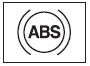 Anti-lock brake system (ABS) warning light