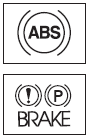 Electronic brake force distribution (EBD) system warning light