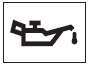 Engine oil pressure warning light