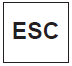When the ESC is in operation, ESC indicator light blinks.