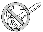 Metal parts of other keys or