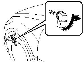 3. Turn the socket and bulb assembly to remove it. Carefully remove the bulb