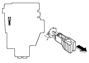 3. Pull the fuse straight out with the fuse puller provided on the fuse block