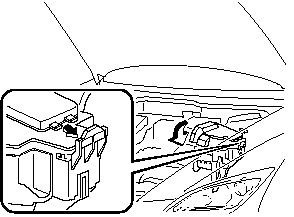 4. Install the right side of the fuse block cover first as shown the figure.