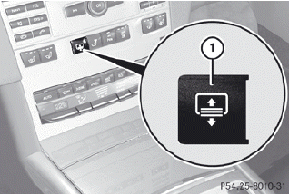 •► Turn the key to position 2 in the ignition