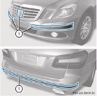•► Clean sensors 1 of the driving systems
