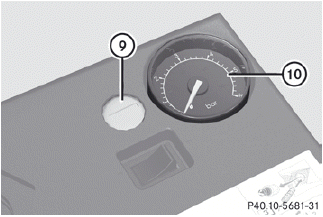 •► To reduce the tire pressure: press