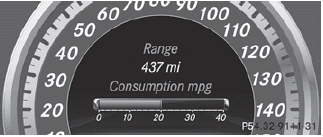 The approximate range that can be covered