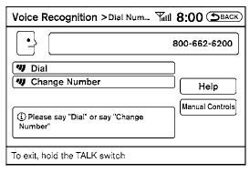 10. The system announces, “Dial or Change