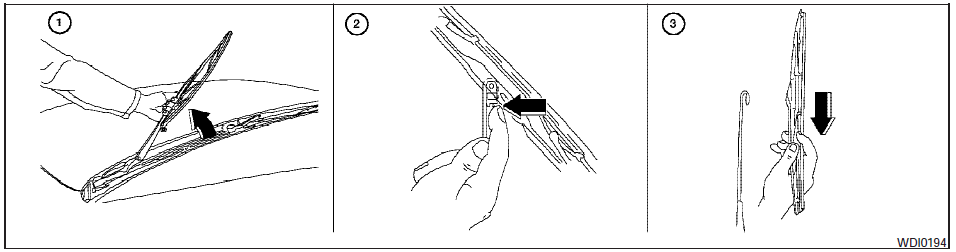 If your windshield is not clear after using the windshield washer or if a wiper