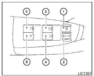 1. Window lock button.