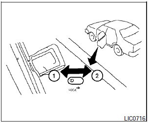 Child safety locks help prevent the rear doors from being opened accidentally,