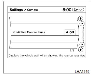  Camera settings