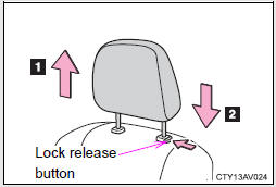 Vertical adjustment (front