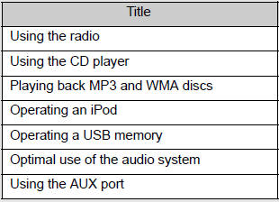 With Display Audio system