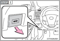 Pull the hood release lever.