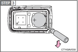 Remove the depleted battery