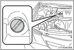 If the oil level is below or near