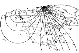 Compass calibration zones