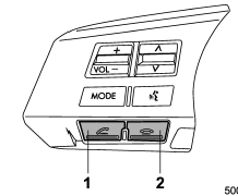 1) OFF hook switch