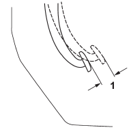 1) 0.08 – 0.18 in (2 – 5 mm)