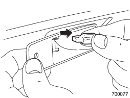 3. Pull the bulb out of the socket.