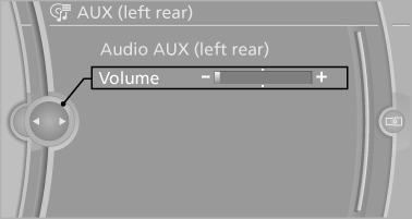 5. Turn the controller until the desired volume