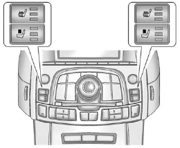 Heated and Ventilated Seat Buttons Shown, Heated Seat Buttons Similar