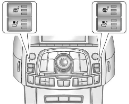 Heated and Ventilated Seat Buttons Shown, Heated Seat Buttons Similar