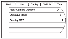 4. Select Rear Camera Options.